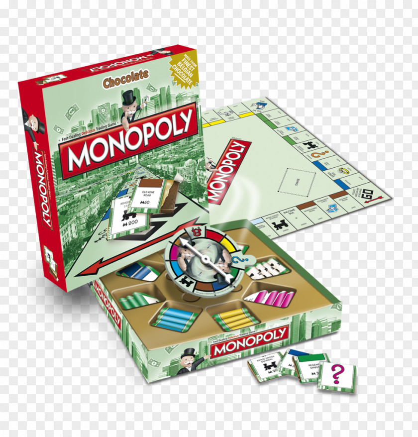 Chocolate Monopoly Candy Land Game Belgian White PNG