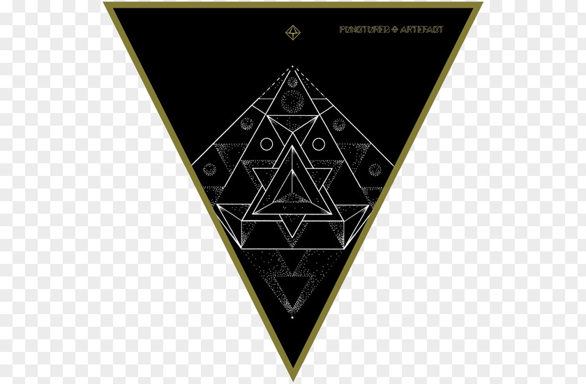 Sacred Geometry Flash Triangle Symbol PNG