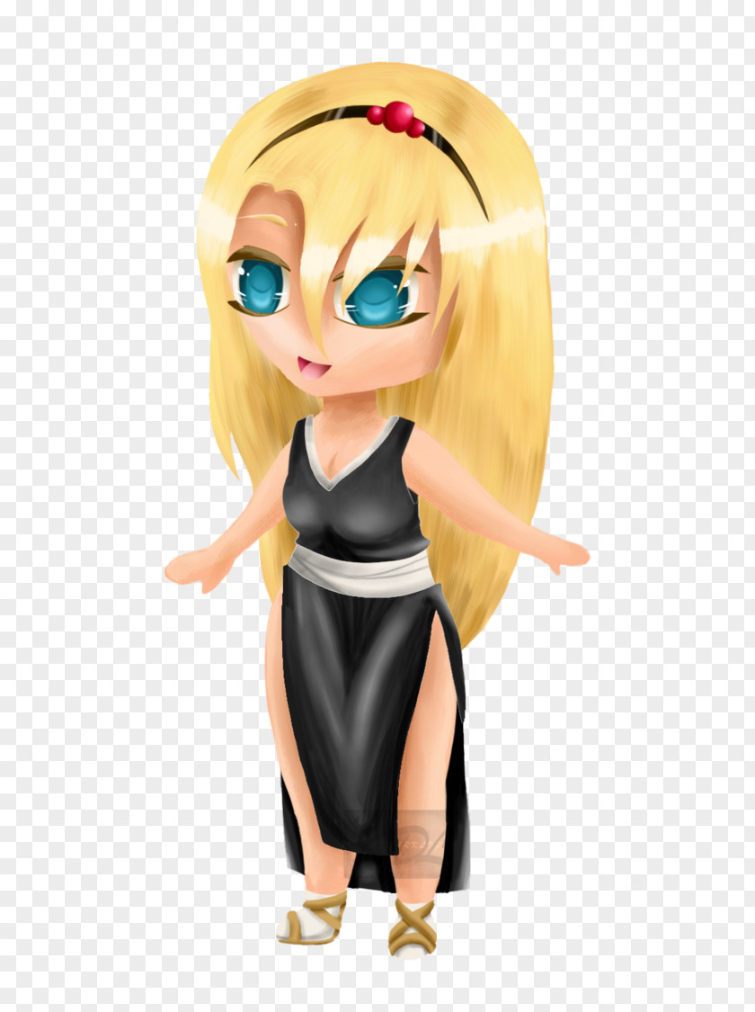 Aurora Light Brown Hair Cartoon Figurine Character PNG