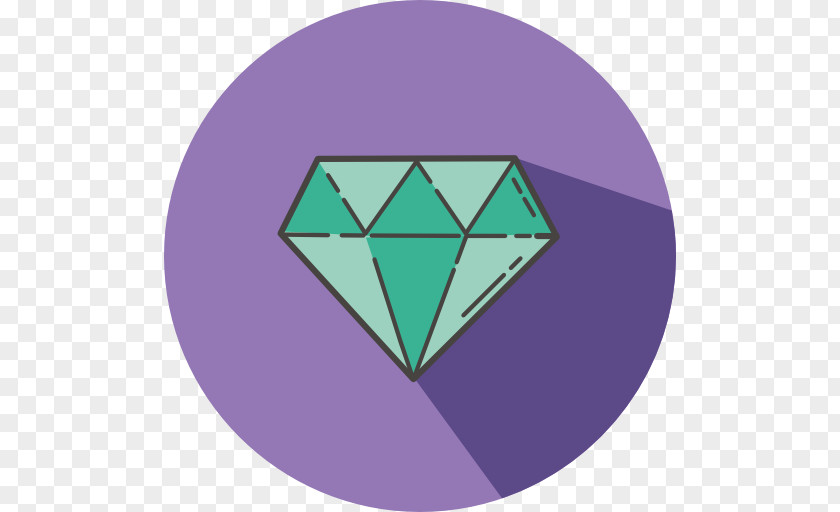 Diamond Elements Green Circle PNG