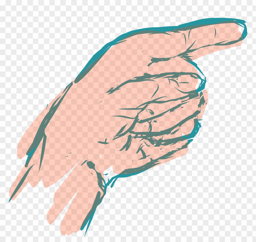 Finger Pointing Hand Model Arm Art PNG