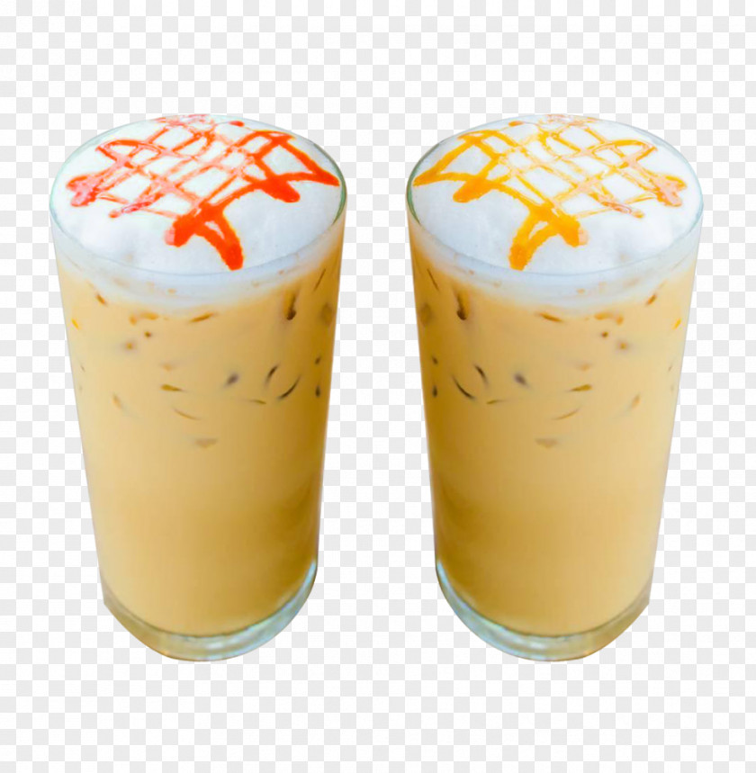 Frozen Caramel Milk Coffee Milkshake Juice PNG