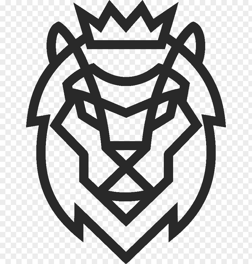 Lion Logo Drawing PNG