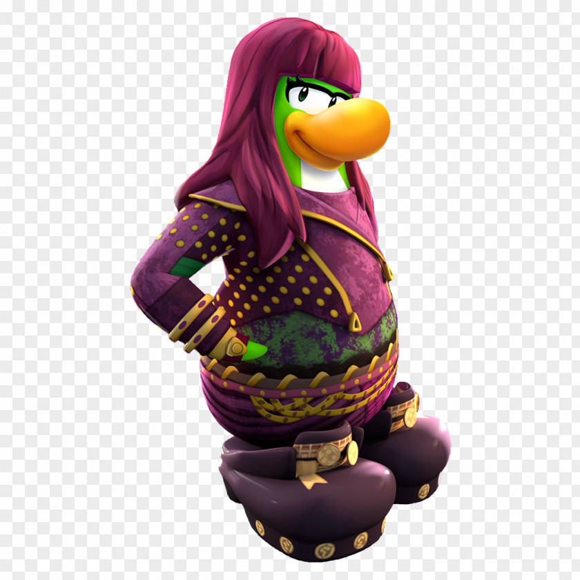 Penguin Club Island Mal Evie PNG