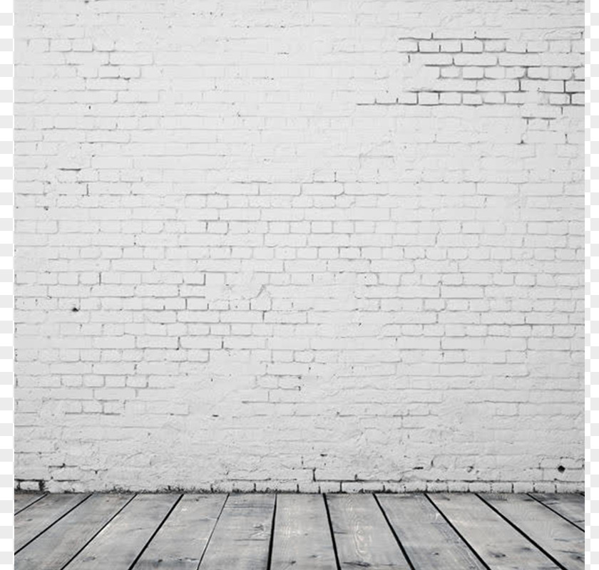 Physical White Brick Wall Background Stone Floor PNG