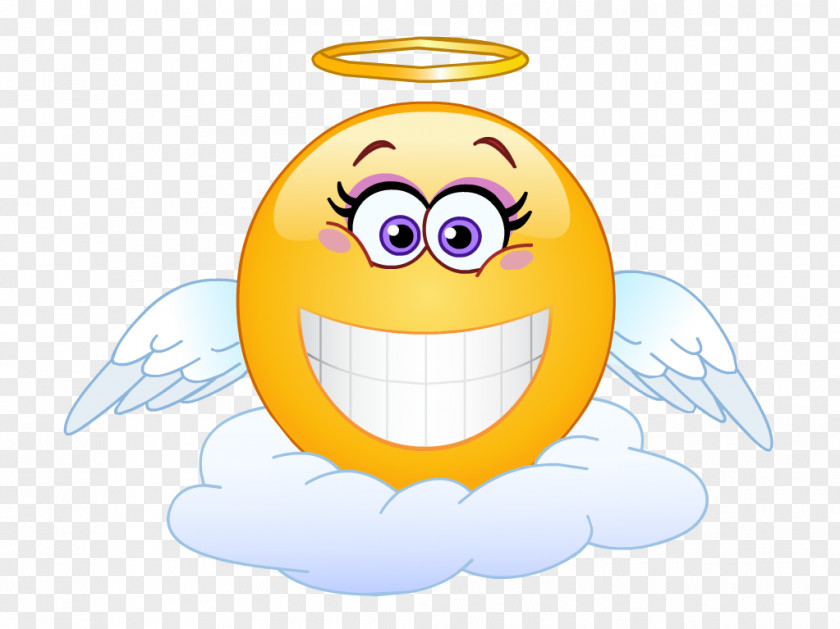 Angel Baby Emoticon Smiley Emoji Clip Art PNG