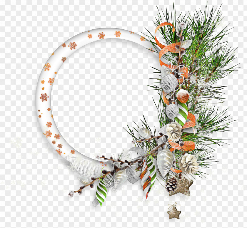 Holly Red Pine Christmas Ornament PNG