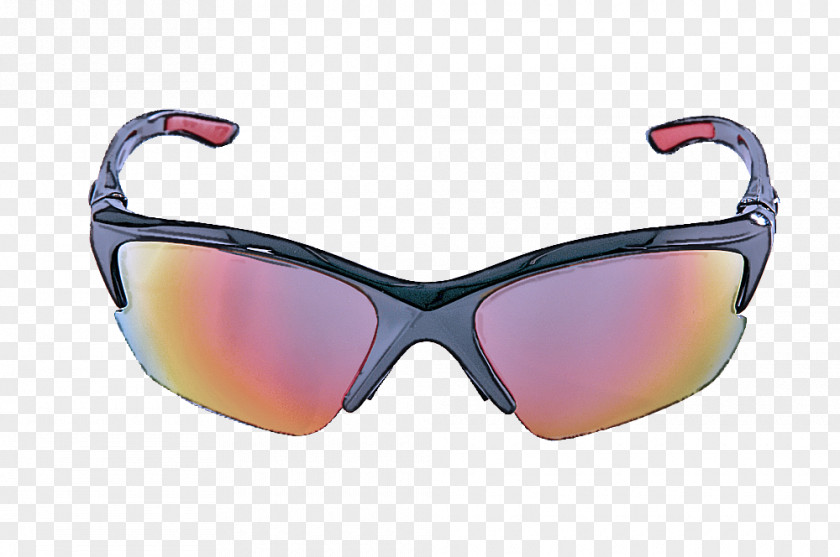 Magenta Transparent Material Glasses PNG