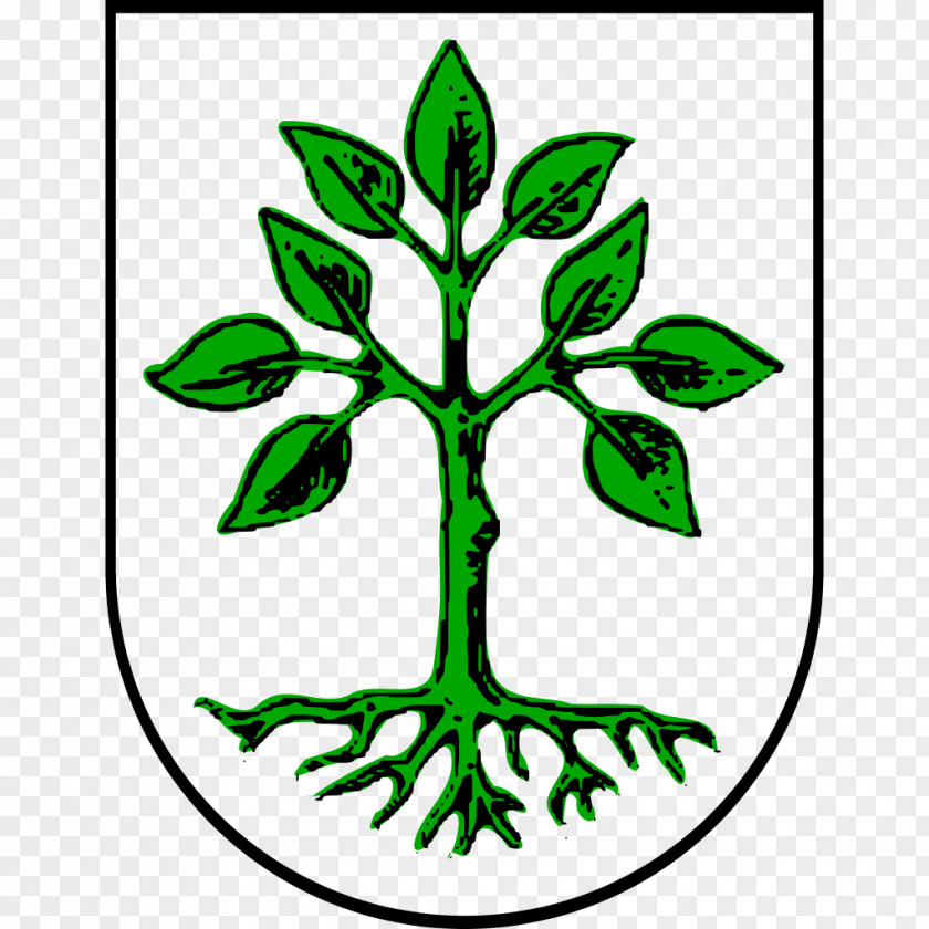 Parrot Vector Coat Of Arms Saxony Tree Heraldry Crancelin PNG