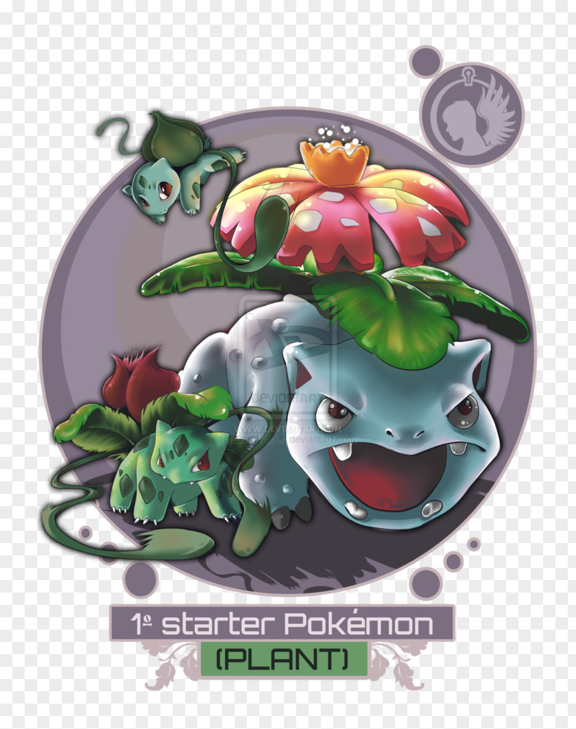 VenUSAUR Plants Font Animated Cartoon Character Fiction PNG