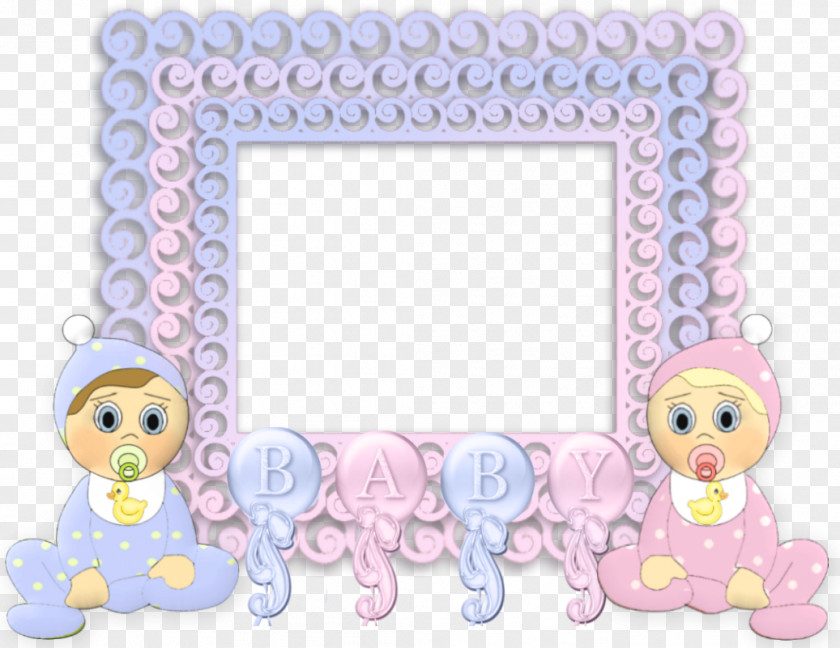 Baby Shower Picture Frames Infant Child Clip Art PNG