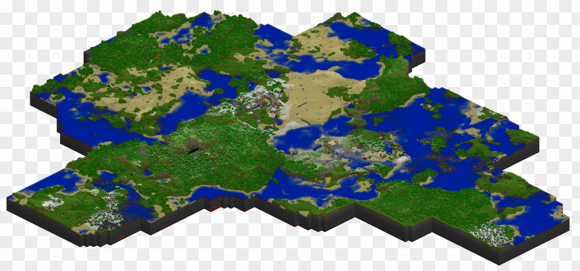 Minecraft Map Mackerel Biome Geofront PNG