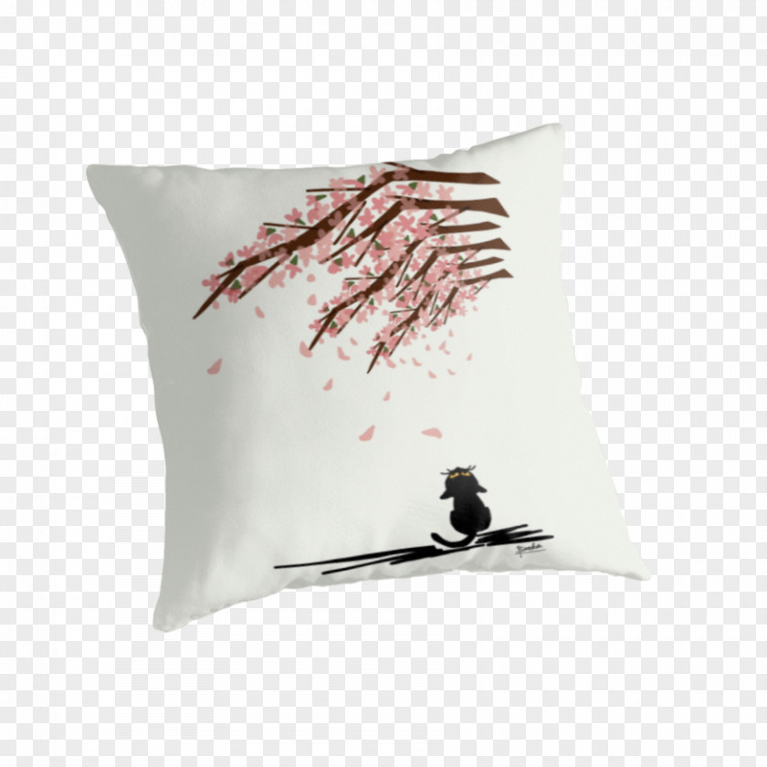 Sakura Calendar Template Cushion Rabbit Throw Pillows Bag PNG