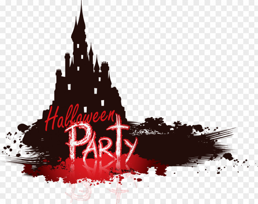 Vector Ink Halloween House Party Shutterstock Holiday PNG