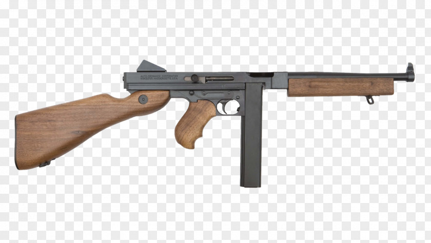 Weapon Thompson Submachine Gun Firearm Open Bolt Carbine PNG