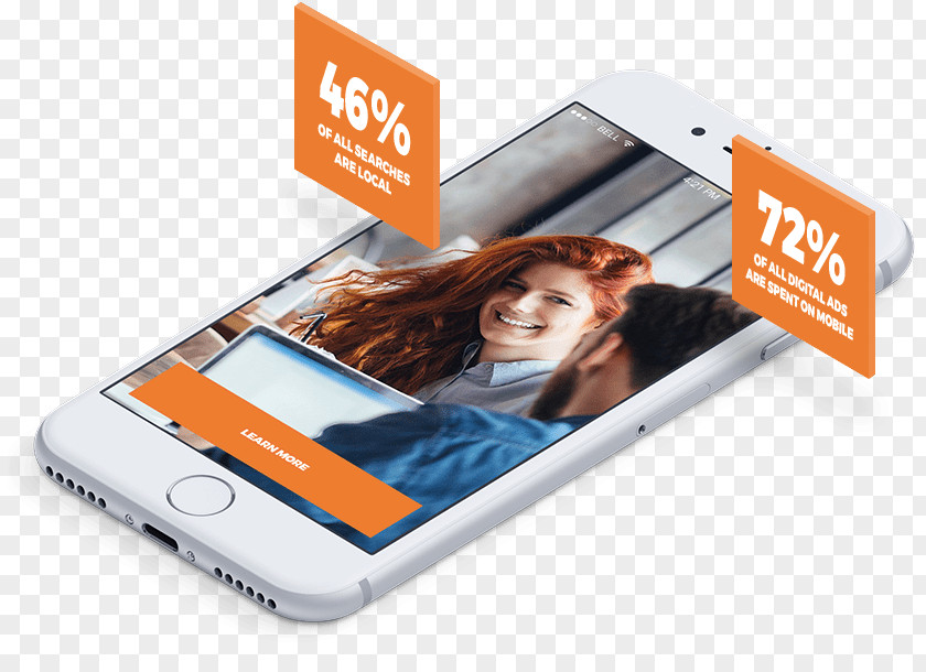Advertising Fence Smartphone Agency Marketing Site Retargeting PNG