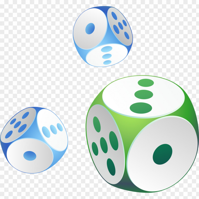 Color Dice Yahtzee Game PNG