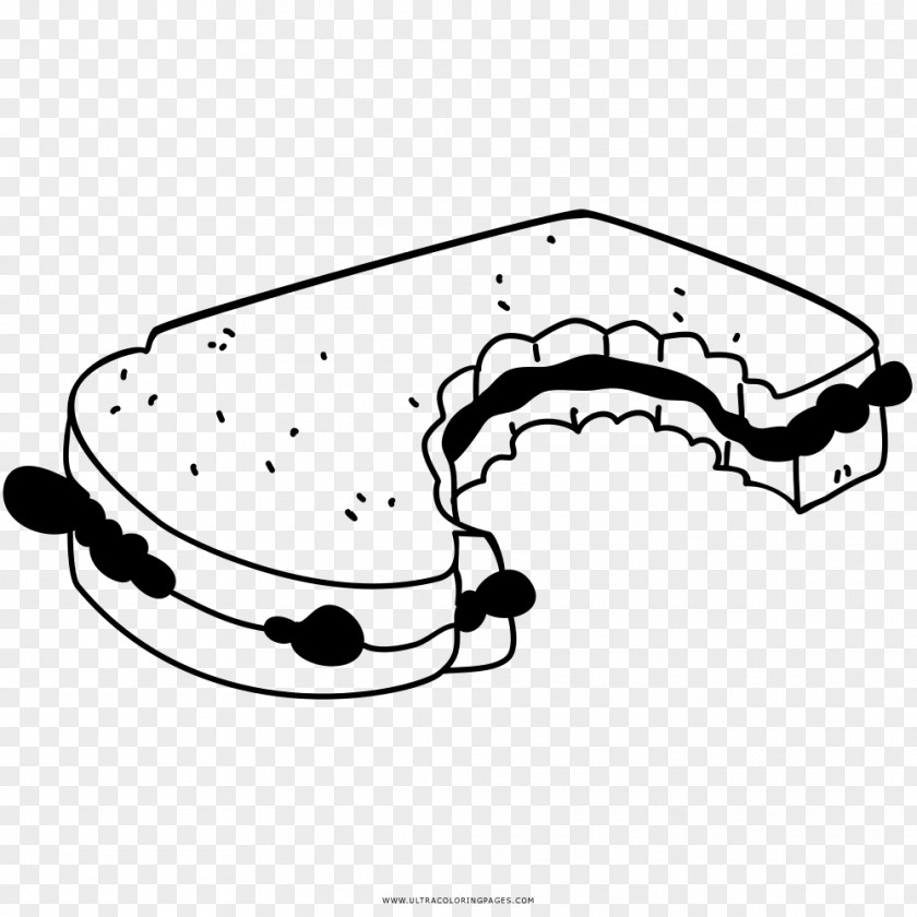 SANDUICHE Coloring Book Black And White Drawing Sandwich PNG