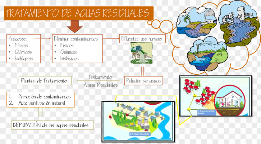 Water Depuración De Augas Residuais Wastewater Pollution Biology PNG