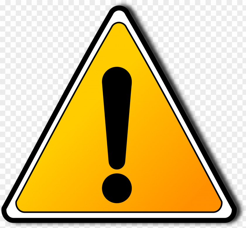 Attention Risk Text Website Billboard Clip Art PNG