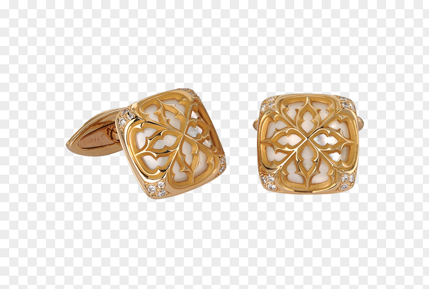 Gold Earring Jewellery Cufflink Costume Jewelry PNG