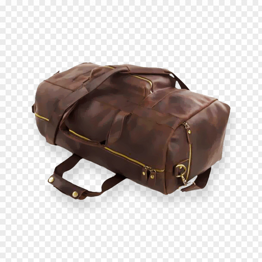 Leather Vintage Handbag Baggage Backpack PNG