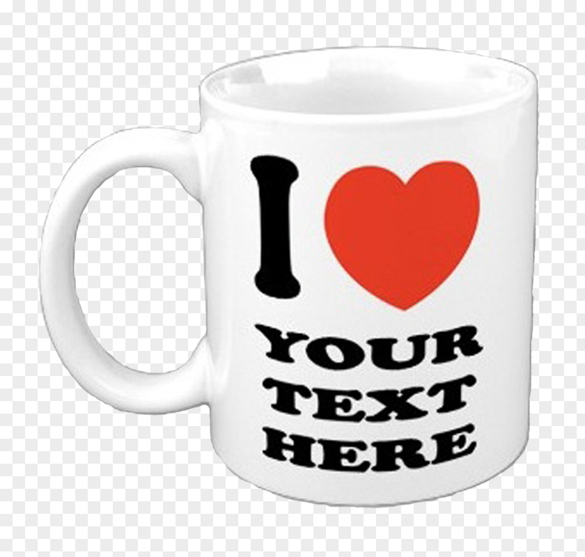 Lovely Text Mug Coffee Cup Printing T-shirt PNG