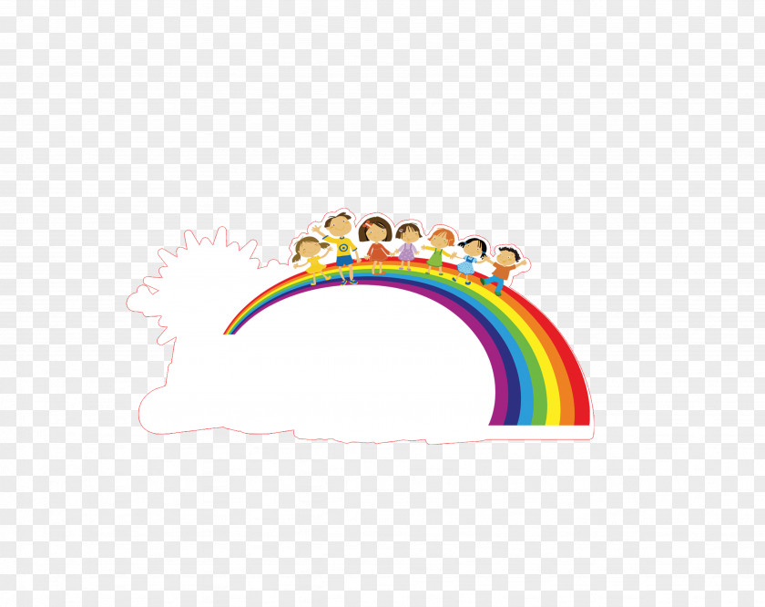 Rainbow Computer File PNG
