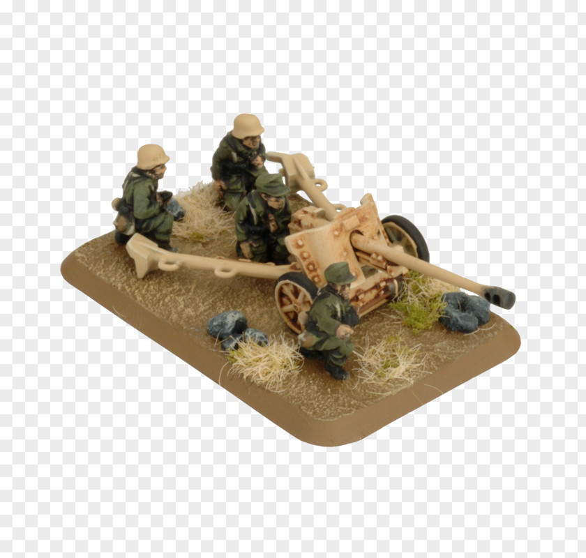 Afrika Korps Infantry Platoon Tank Destroyer Figurine PNG