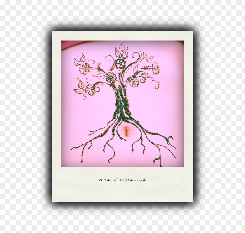 Bits And Pieces Flower Tree Pink M Font PNG