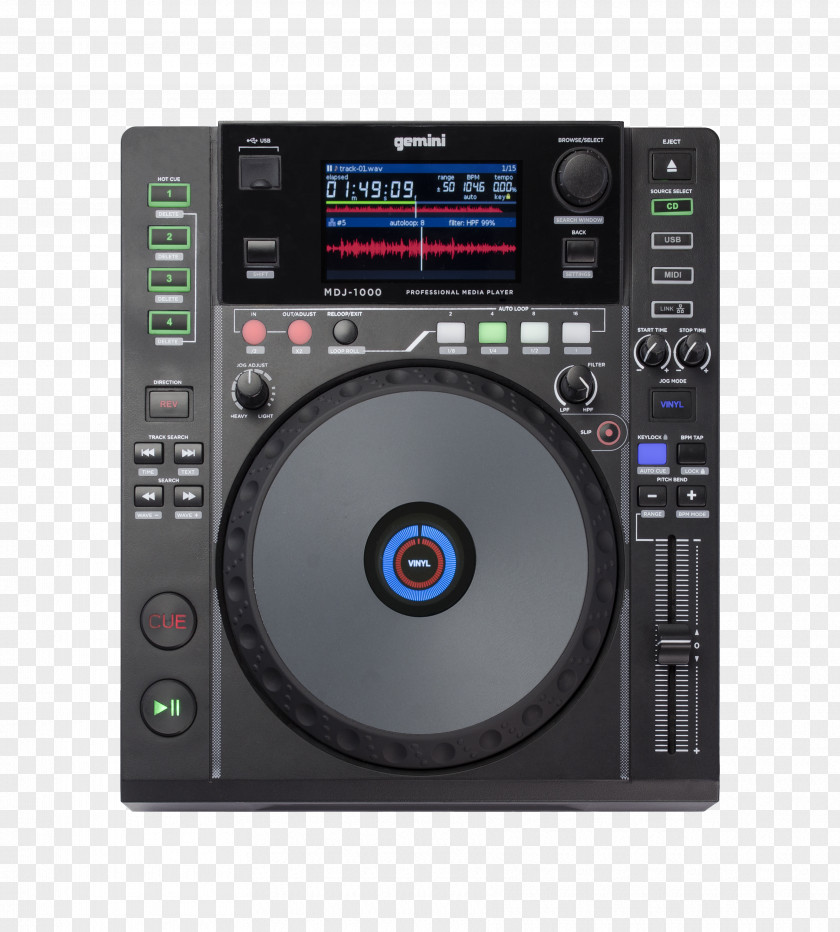 Disc Jockey CDJ Media Player CD Compact PNG