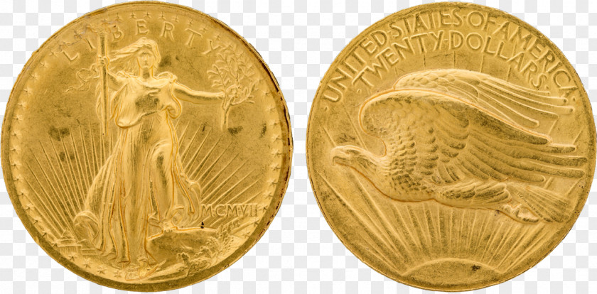 Eagle Philadelphia Mint Double Gold Coin PNG