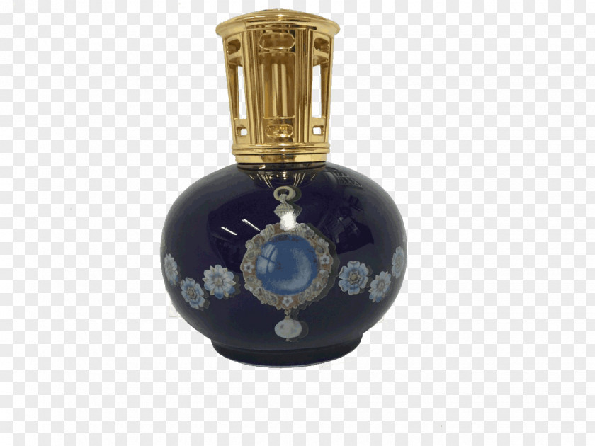 Glass Bottle Cobalt Blue Fragrance Lamp Singapore PNG