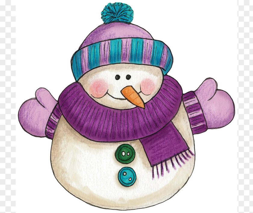 Purple Christmas Card Ornament Clip Art PNG