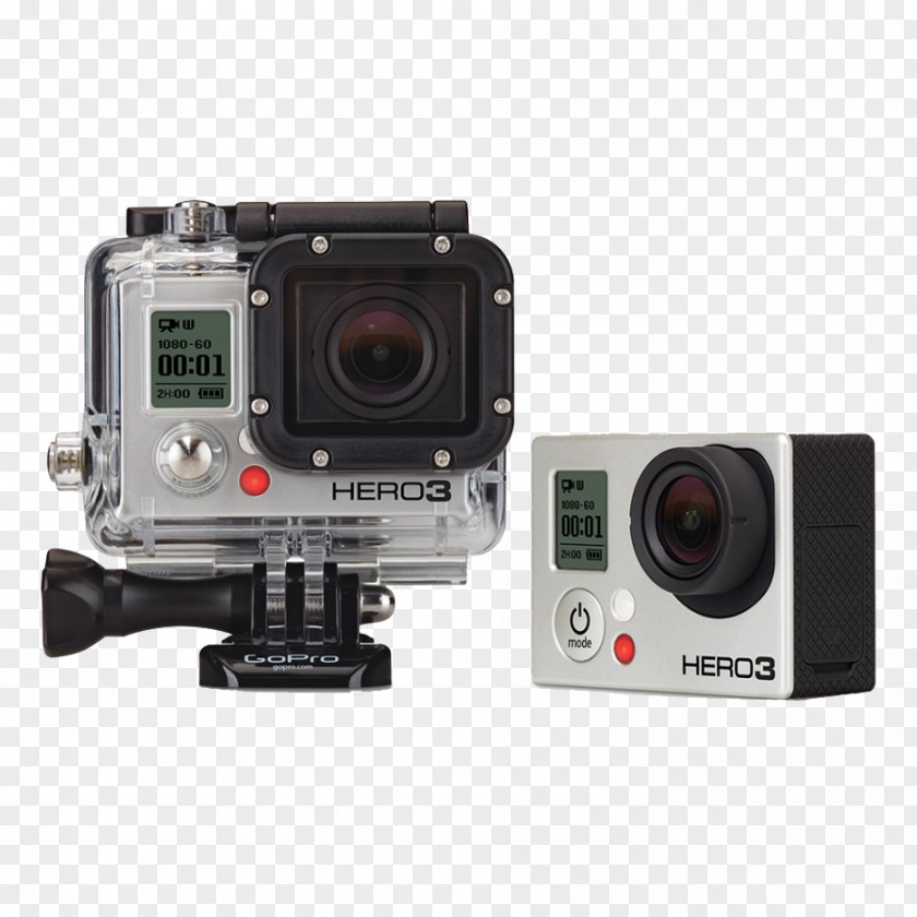 GoPro HERO3 Black Edition Action Camera PNG