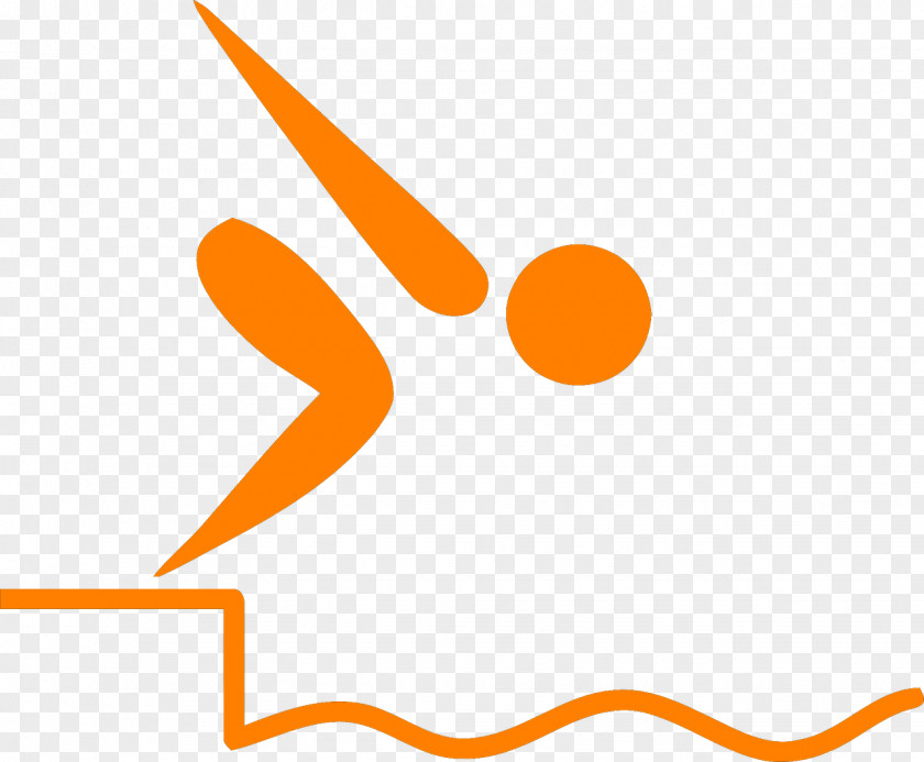 Olympics Swimming Pictogram Diving Clip Art PNG