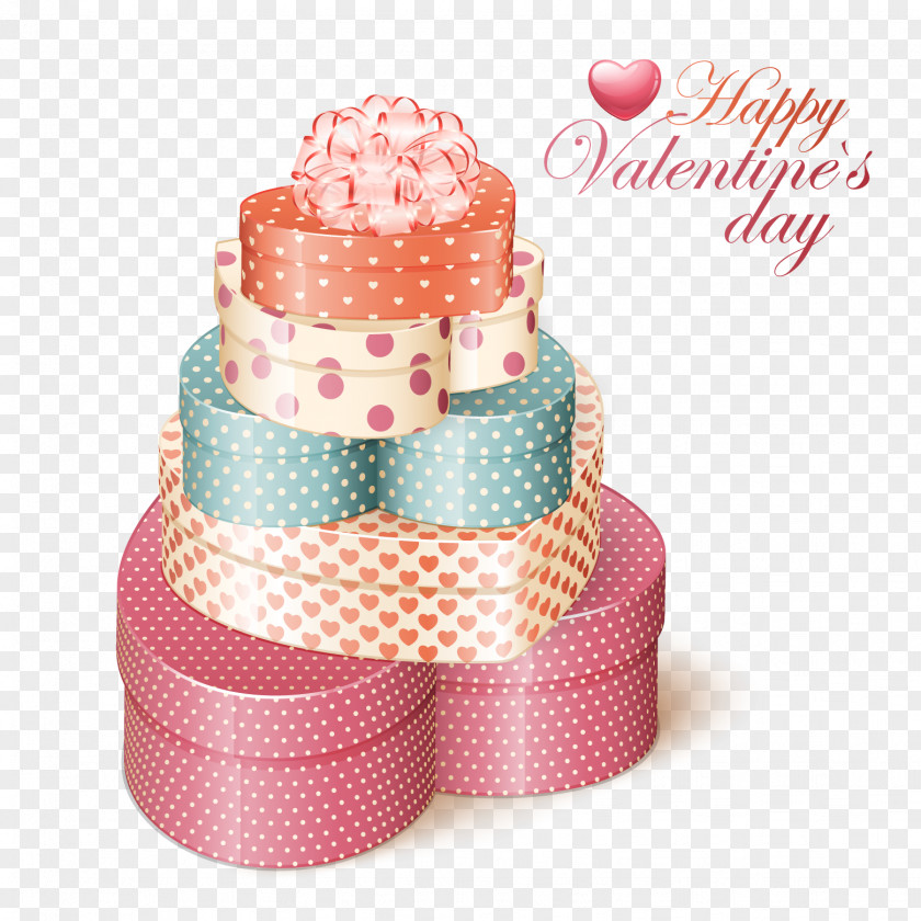 Pink Heart-shaped Gift Box PNG