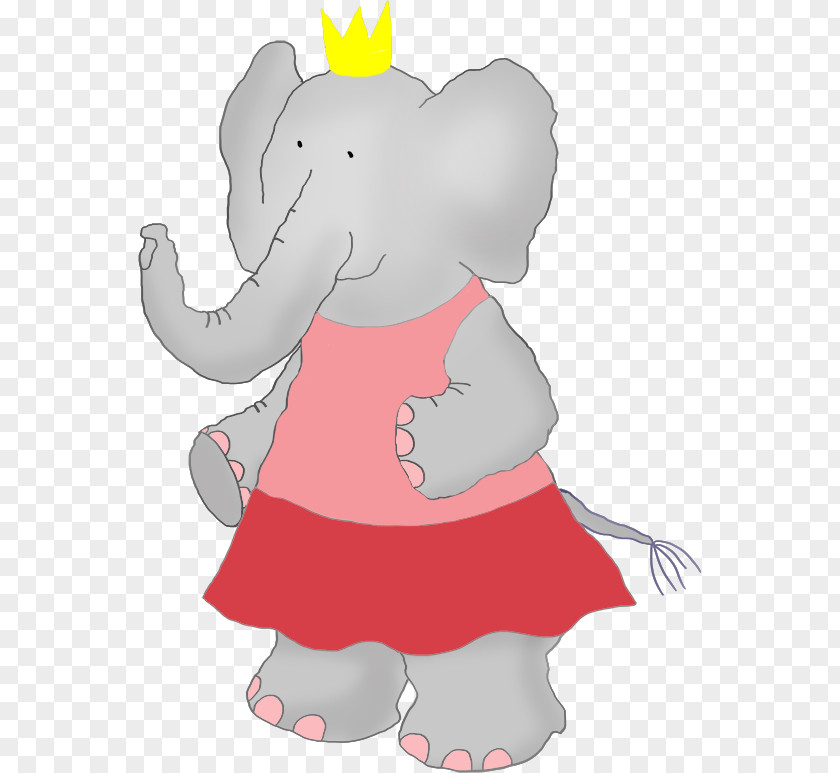 Princess Animals Cliparts Swans Reflecting Elephants Cartoon Drawing Clip Art PNG