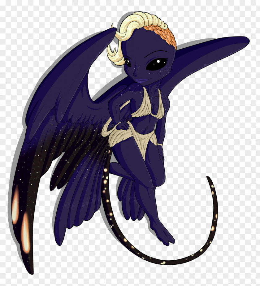 Shadow Warrior Horse Purple Cobalt Blue Legendary Creature PNG
