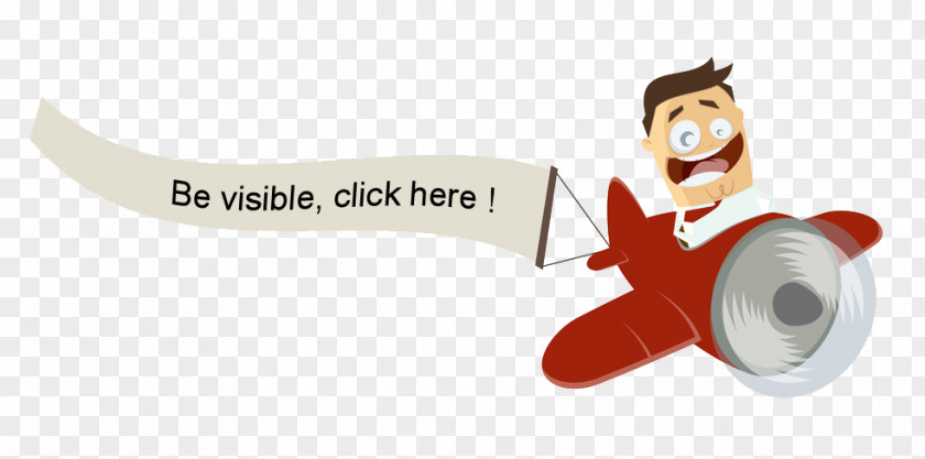 Airplane Clip Art Image Web Banner Illustration PNG