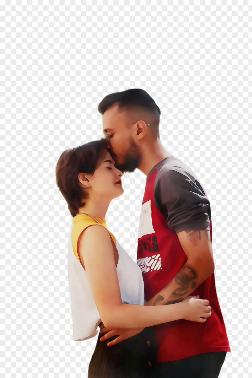 Kiss Gesture Red Shoulder Interaction Hug Love PNG