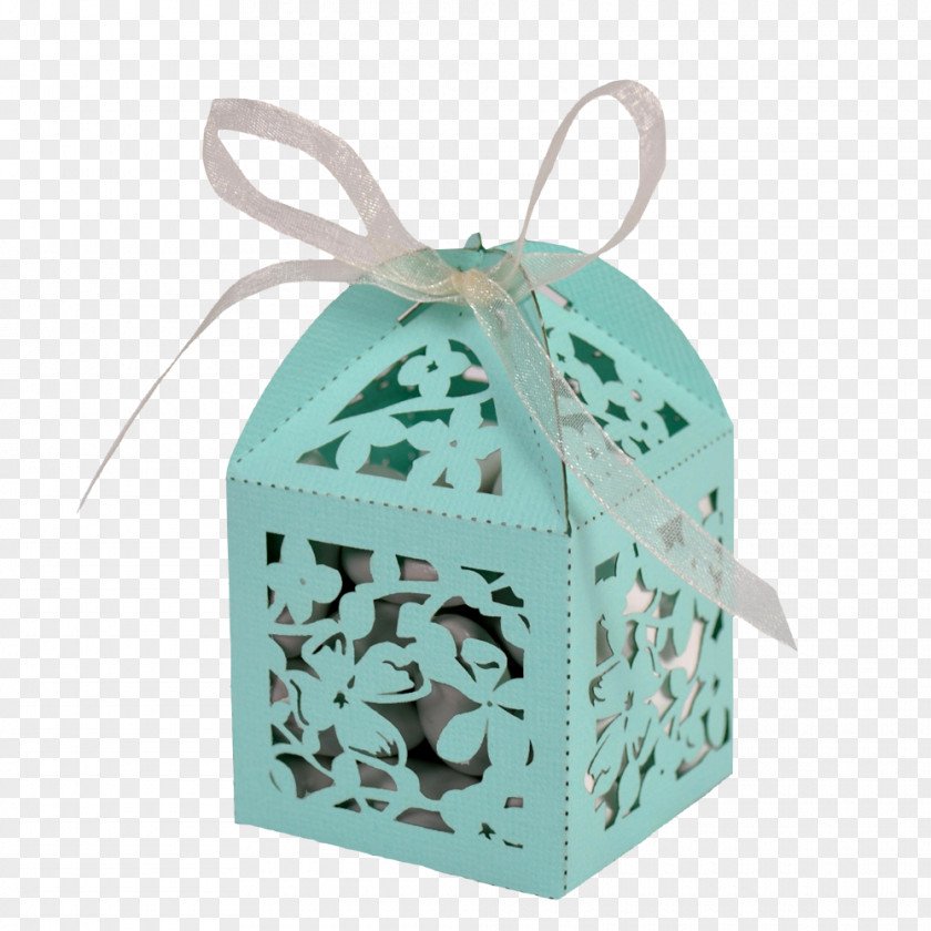 Mint Gift Box Turquoise PNG