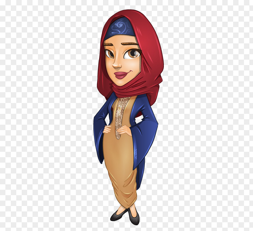 Muslim Woman Cliparts Cartoon Arabs Illustration PNG