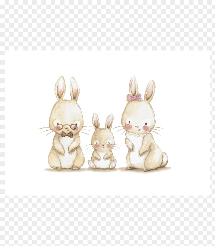 Rabbit Leporids Drawing Painting PNG