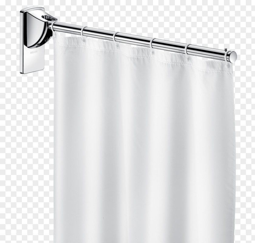 Shower Curtain & Drape Rails Douchegordijn Bathroom PNG