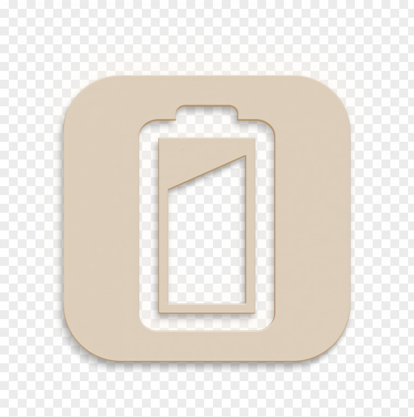 Symbol Material Property Battery Icon Full Minus PNG
