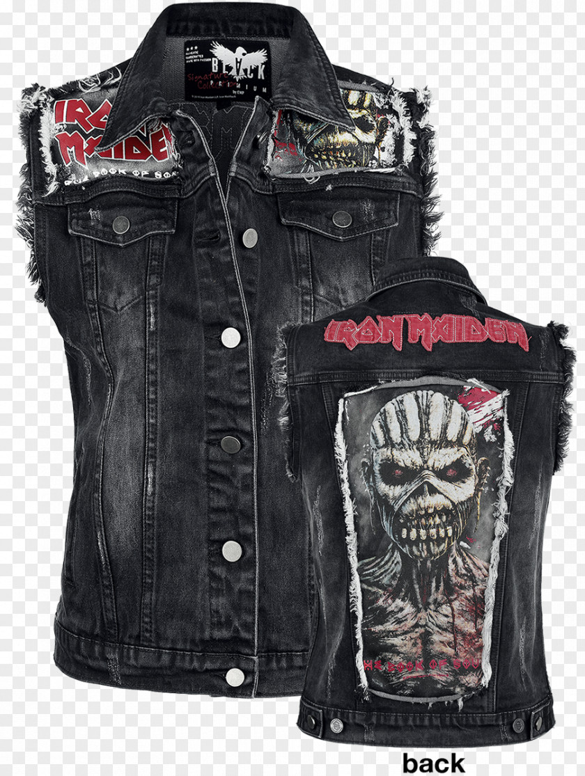 T-shirt Iron Maiden Jacket Gilets Clothing PNG