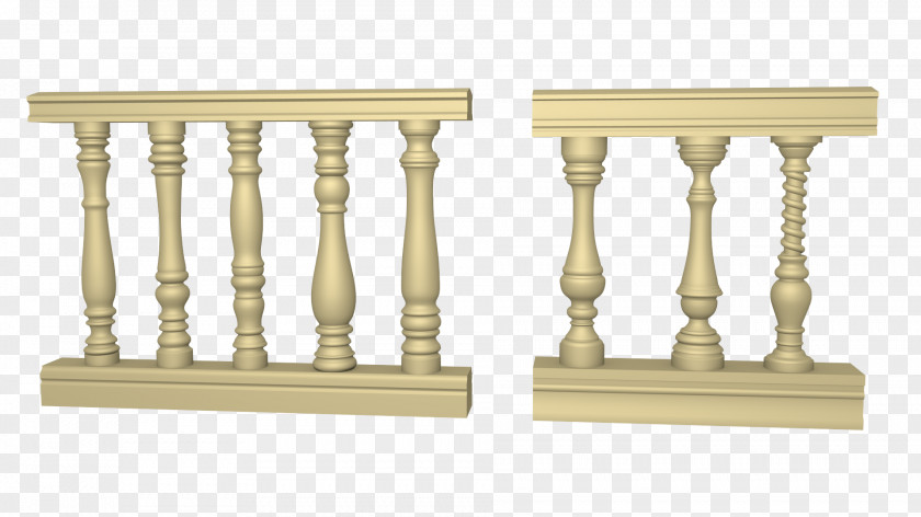 Balustrade Carving Baluster Handrail Polyurethane Column Building Materials PNG