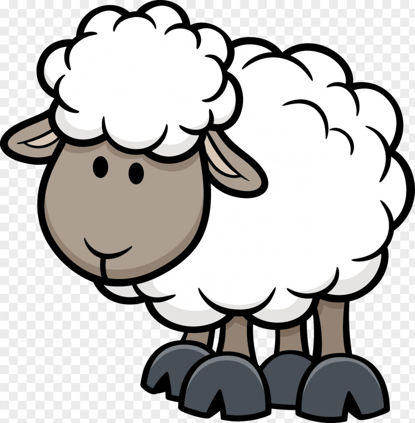 Cartoon Animals Sheep Illustration PNG