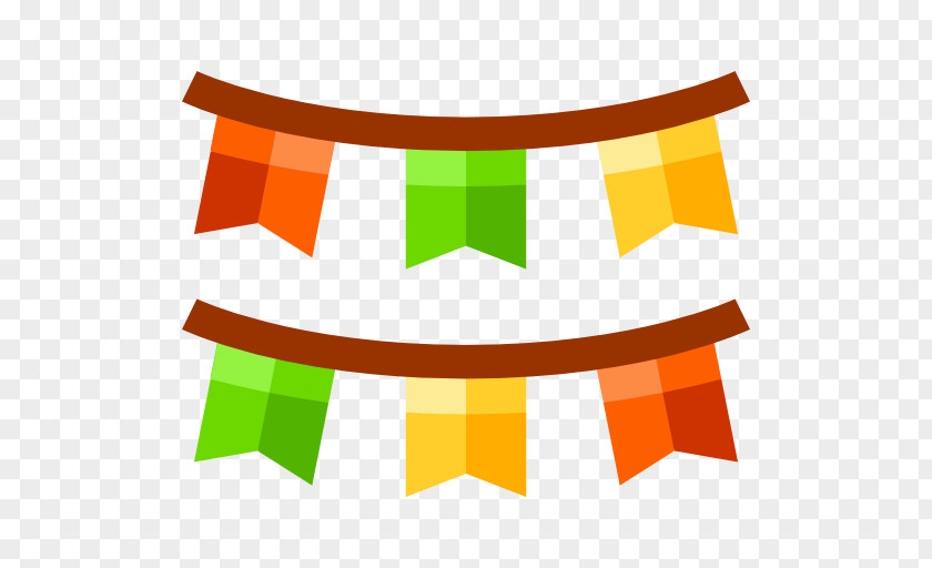 Flags Garlands Line Clip Art PNG